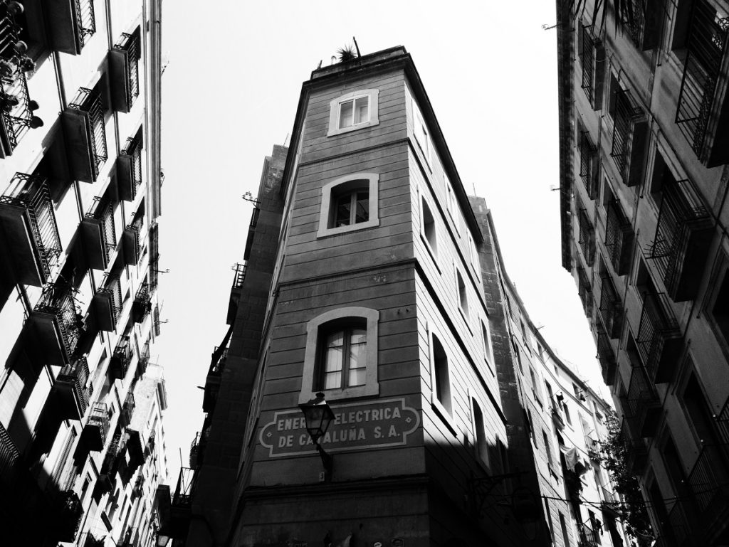 Street Corner in Barcelona